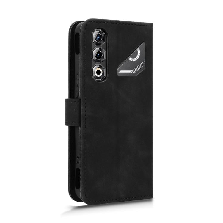For ZTE nubia Neo 5 Pro 5G Skin Feel Magnetic Flip Leather Phone Case
