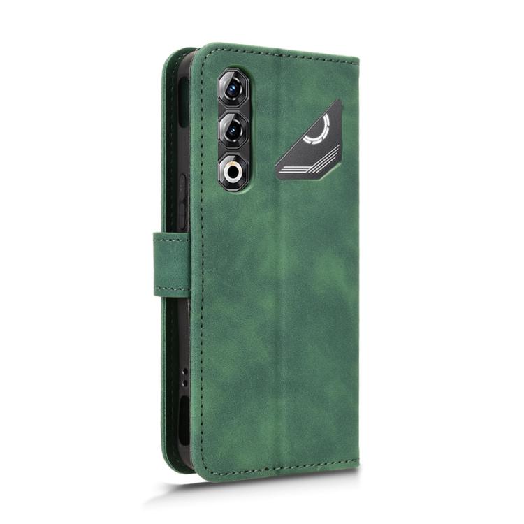 For ZTE nubia Neo 5 Pro 5G Skin Feel Magnetic Flip Leather Phone Case