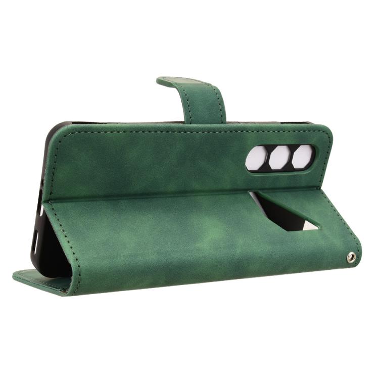For ZTE nubia Neo 5 Pro 5G Skin Feel Magnetic Flip Leather Phone Case