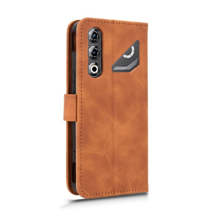 For ZTE nubia Neo 5 Pro 5G Skin Feel Magnetic Flip Leather Phone Case