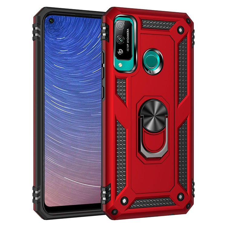For Huawei Y7p / P40 Lite E Shockproof TPU + PC Protective Case with 360 Degree Rotating Holder