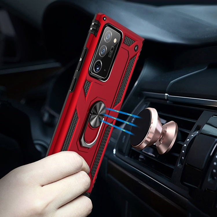 For Samsung Galaxy Note20 Shockproof TPU + PC Protective Case with 360 Degree Rotating Holder
