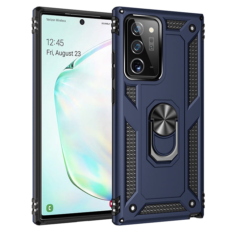 For Samsung Galaxy Note20 Shockproof TPU + PC Protective Case with 360 Degree Rotating Holder