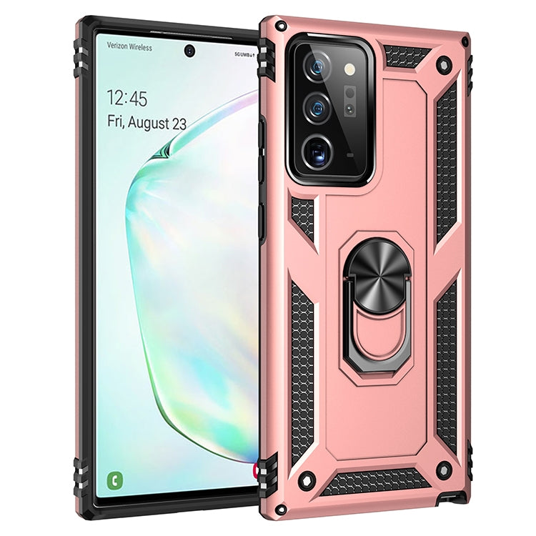 For Samsung Galaxy Note20 Shockproof TPU + PC Protective Case with 360 Degree Rotating Holder
