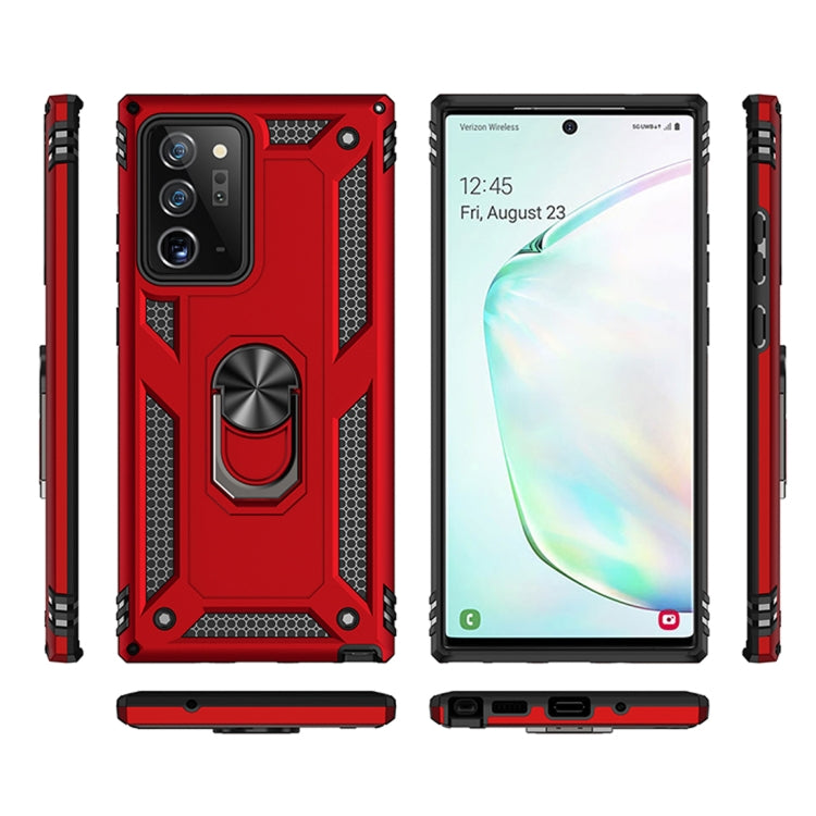For Samsung Galaxy Note20 Shockproof TPU + PC Protective Case with 360 Degree Rotating Holder