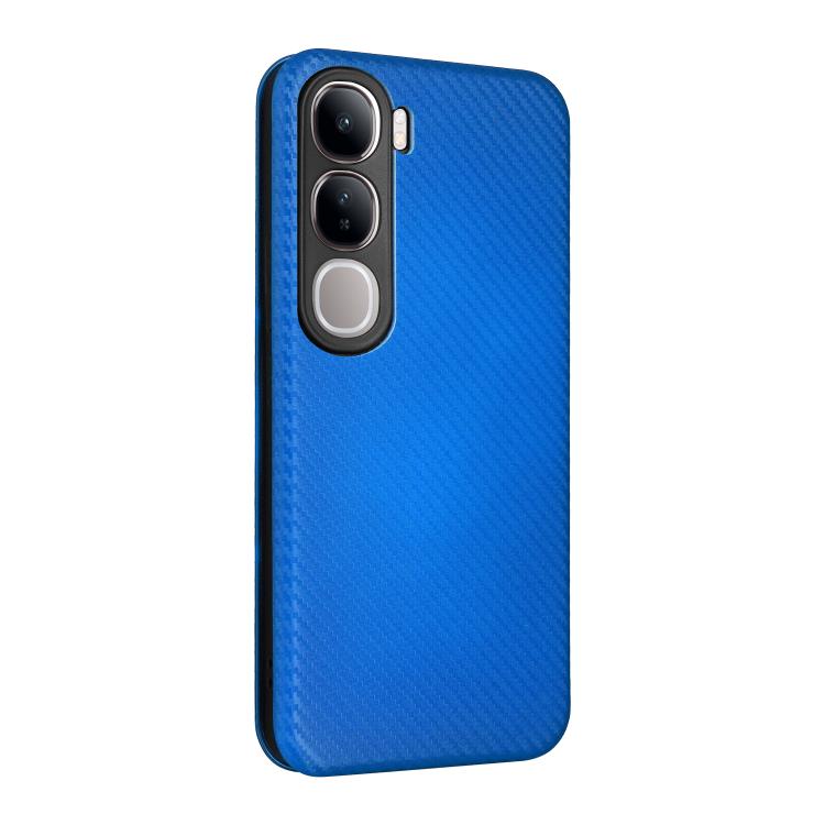 For vivo V30e / V40 Lite 5G Carbon Fiber Texture Flip Leather Phone Case