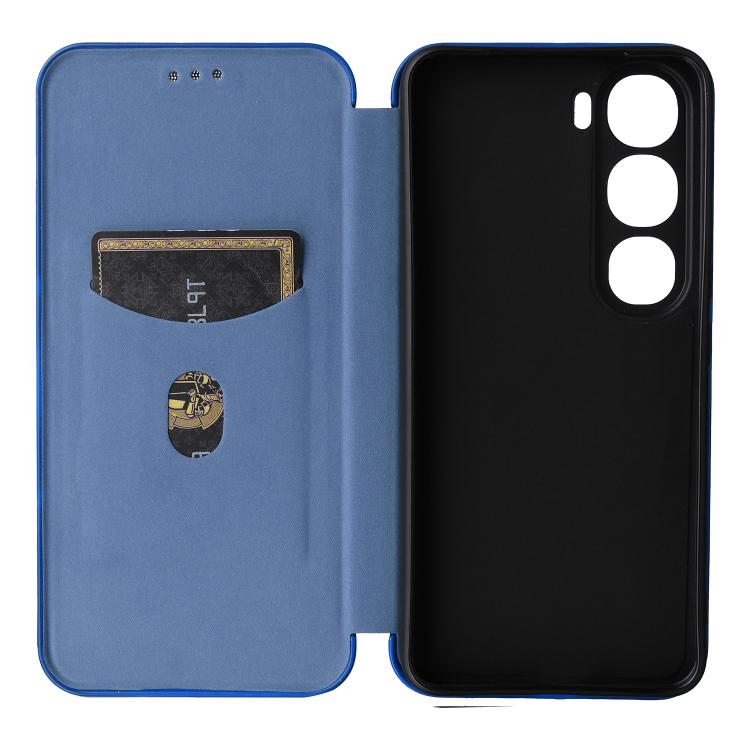 For vivo V30e / V40 Lite 5G Carbon Fiber Texture Flip Leather Phone Case