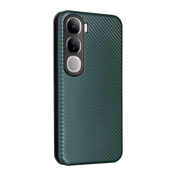 For vivo V30e / V40 Lite 5G Carbon Fiber Texture Flip Leather Phone Case