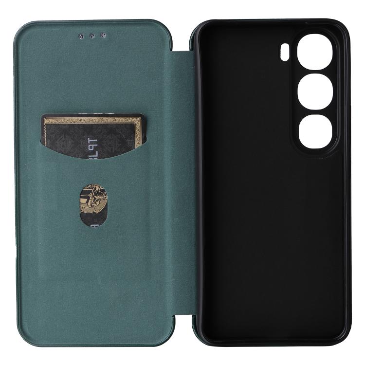 For vivo V30e / V40 Lite 5G Carbon Fiber Texture Flip Leather Phone Case