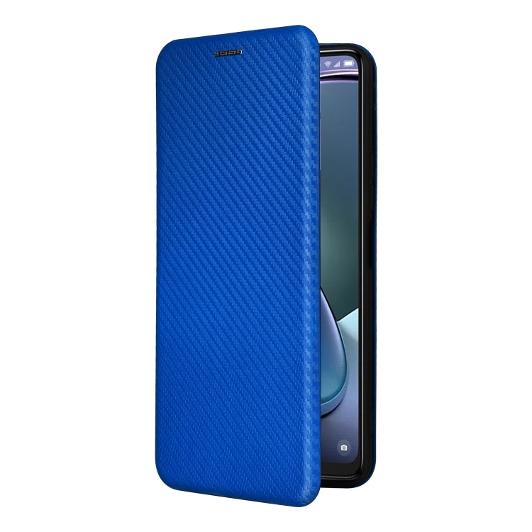 For TCL 50 5G Carbon Fiber Texture Flip Leather Phone Case
