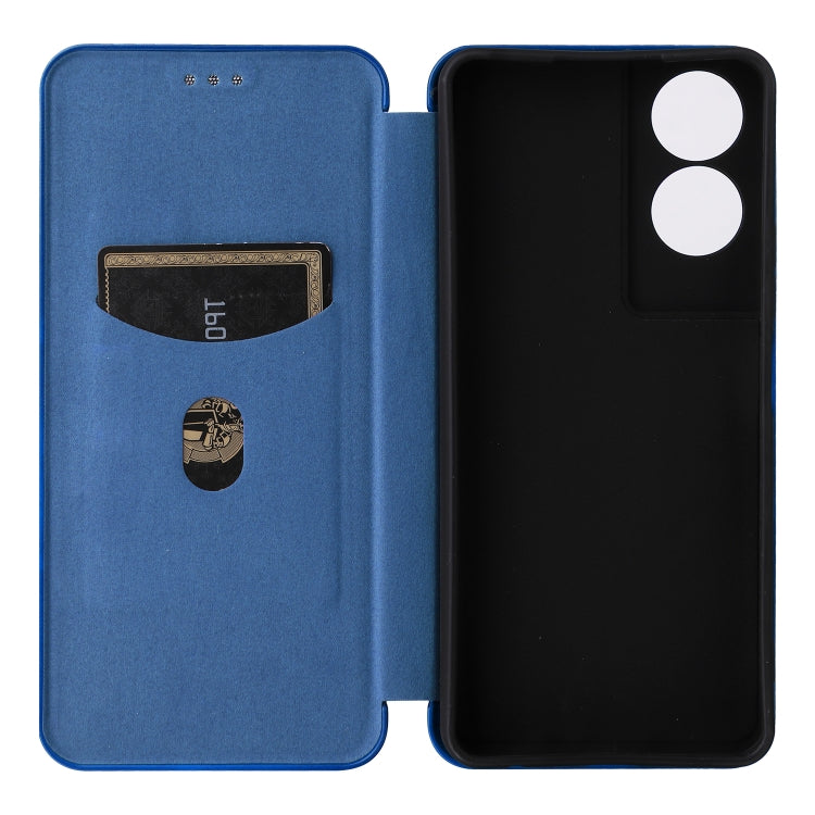 For TCL 50 5G Carbon Fiber Texture Flip Leather Phone Case