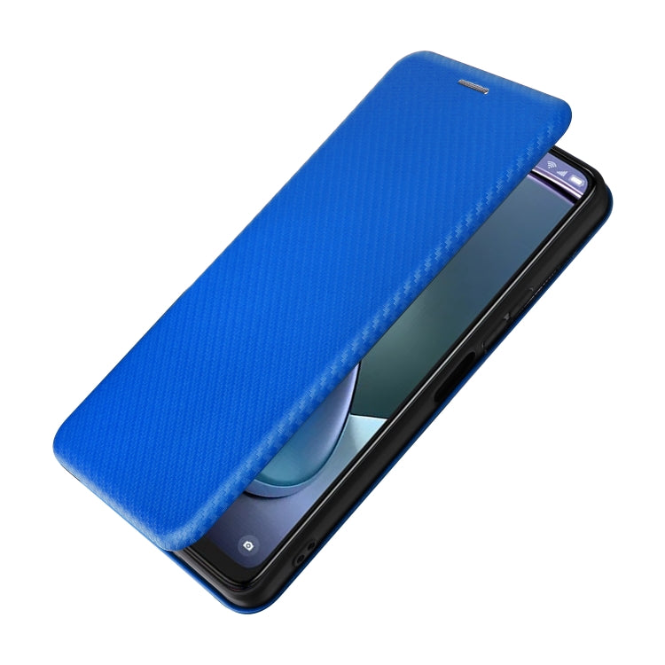 For TCL 50 5G Carbon Fiber Texture Flip Leather Phone Case