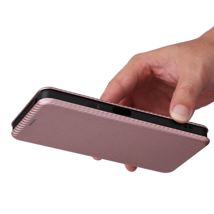 For TCL 50 5G Carbon Fiber Texture Flip Leather Phone Case