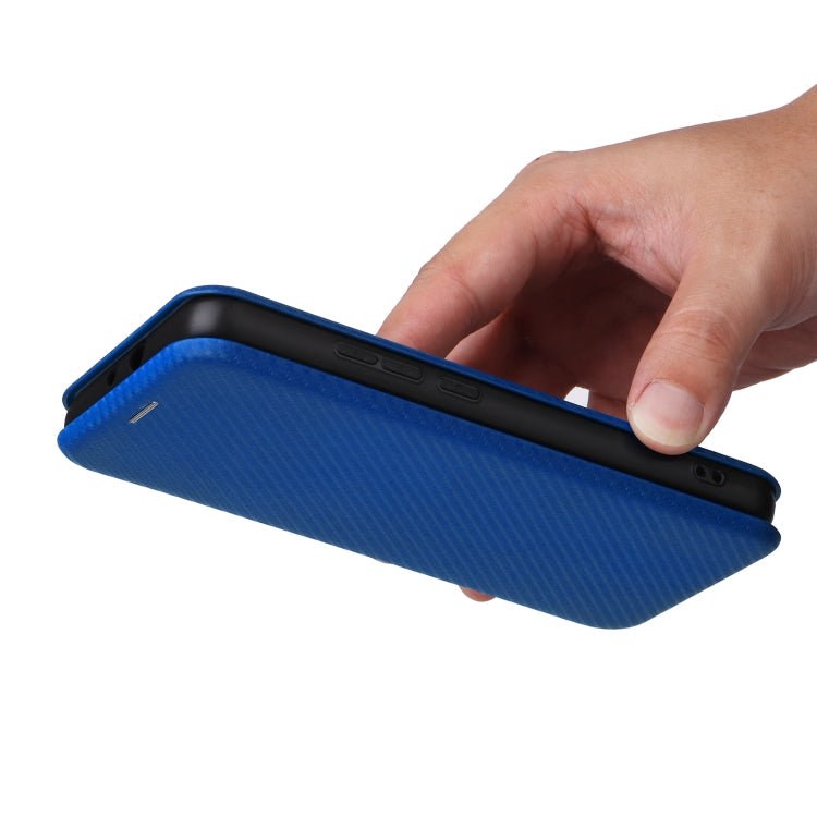 For TCL 502 Carbon Fiber Texture Flip Leather Phone Case