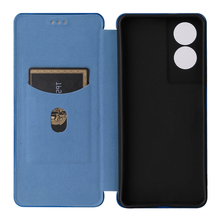For TCL 505 Carbon Fiber Texture Flip Leather Phone Case