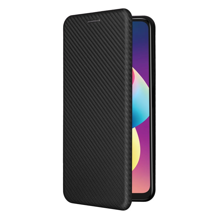 For TCL 50 LE 5G Carbon Fiber Texture Flip Leather Phone Case