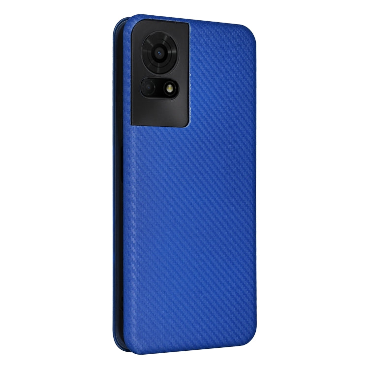 For TCL 50 LE 5G Carbon Fiber Texture Flip Leather Phone Case
