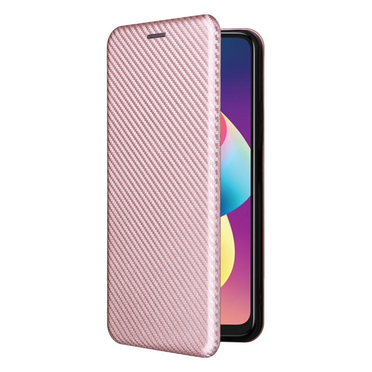 For TCL 50 LE 5G Carbon Fiber Texture Flip Leather Phone Case