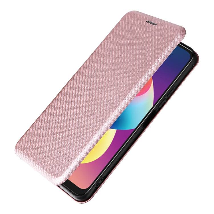 For TCL 50 LE 5G Carbon Fiber Texture Flip Leather Phone Case
