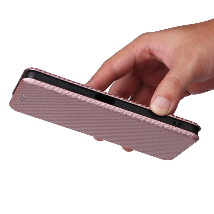 For TCL 50 LE 5G Carbon Fiber Texture Flip Leather Phone Case