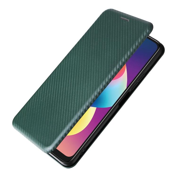 For TCL 50 LE 5G Carbon Fiber Texture Flip Leather Phone Case