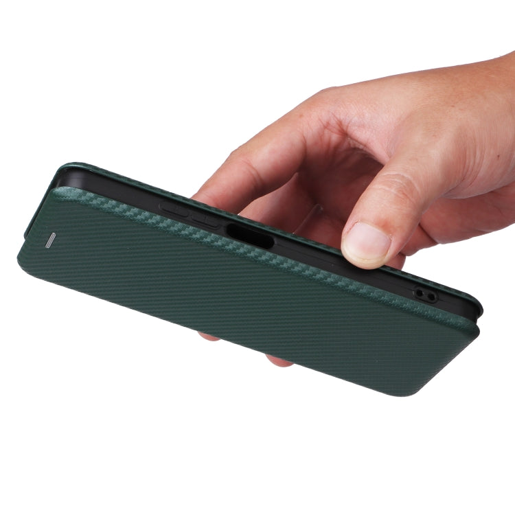 For TCL 50 LE 5G Carbon Fiber Texture Flip Leather Phone Case