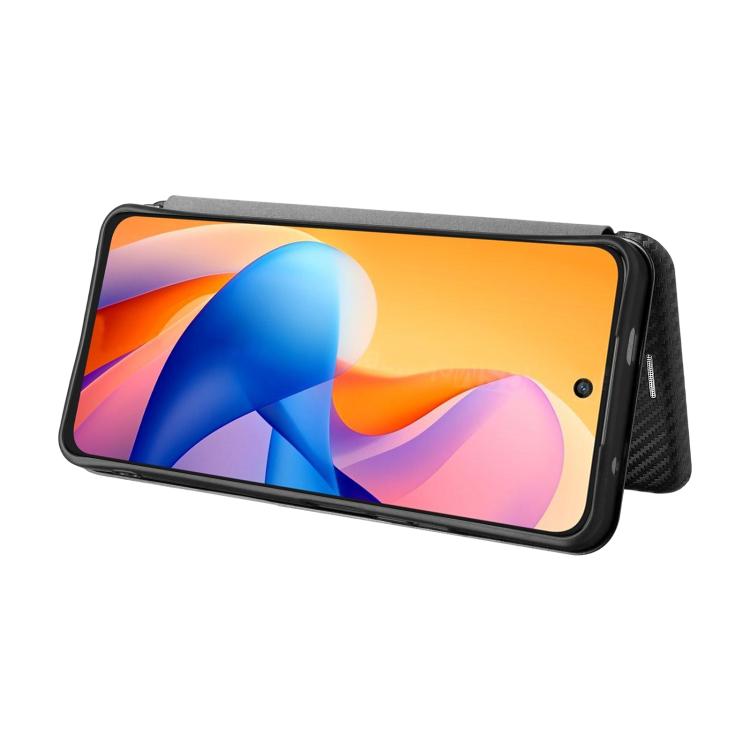 For TCL 60R 5G / 60 5G Carbon Fiber Texture Flip Leather Phone Case