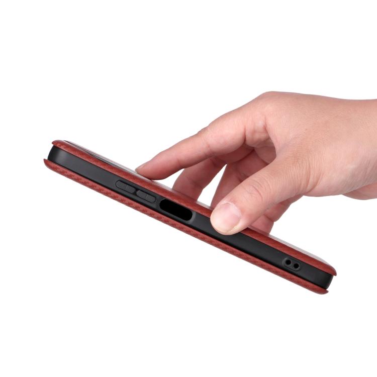 For TCL 60R 5G / 60 5G Carbon Fiber Texture Flip Leather Phone Case