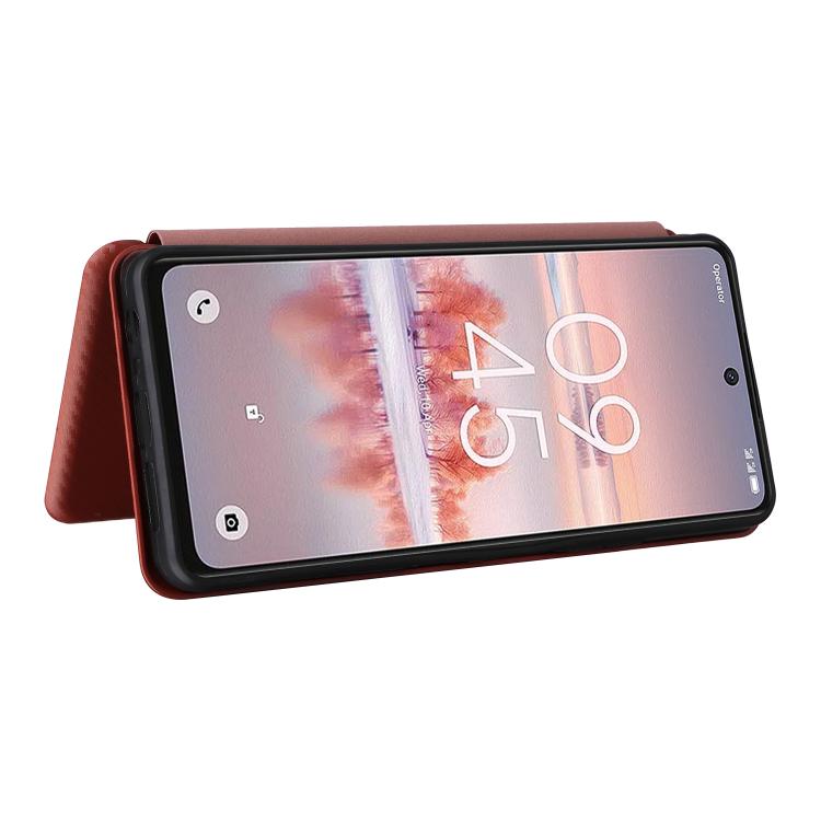 For TCL 60 NXTpaper Carbon Fiber Texture Flip Leather Phone Case
