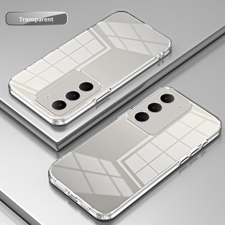 For Realme V60 Pro Transparent Plating Fine Hole Phone Case