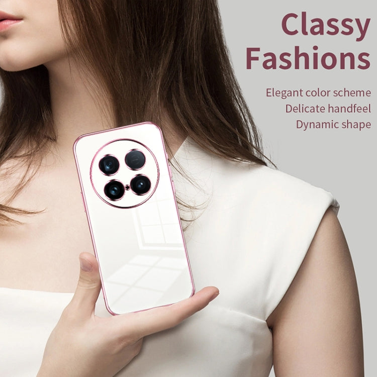 For vivo X100 Ultra Transparent Plating Fine Hole Phone Case