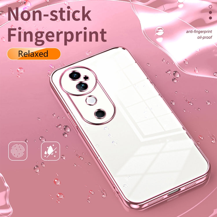 For vivo S19 Transparent Plating Fine Hole Phone Case
