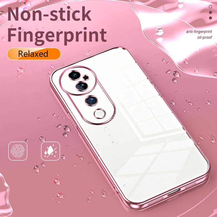 For vivo S19 Pro Transparent Plating Fine Hole Phone Case