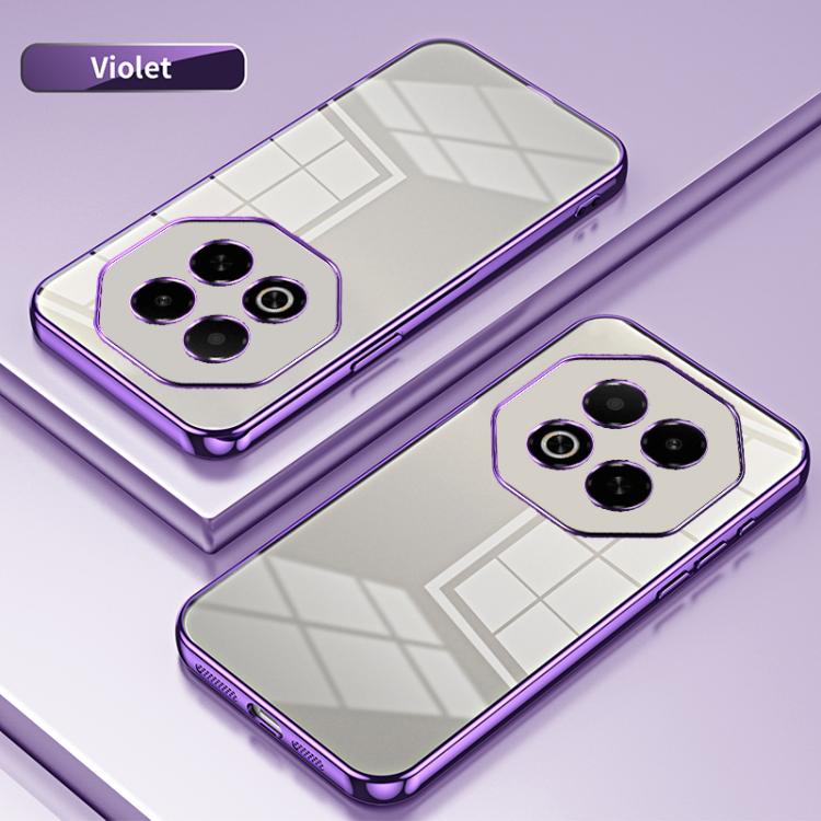 For Meizu Note 16 Transparent Plating Fine Hole Phone Case