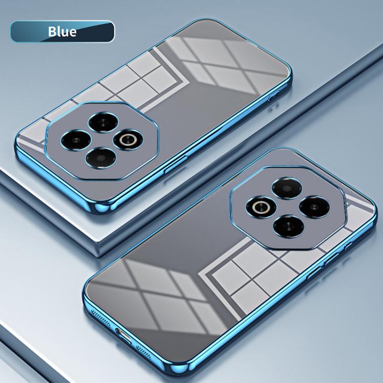 For Meizu Note 16 Transparent Plating Fine Hole Phone Case