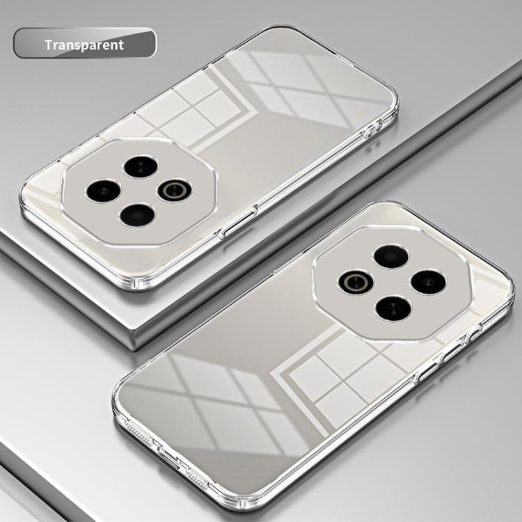 For Meizu Note 16 Transparent Plating Fine Hole Phone Case