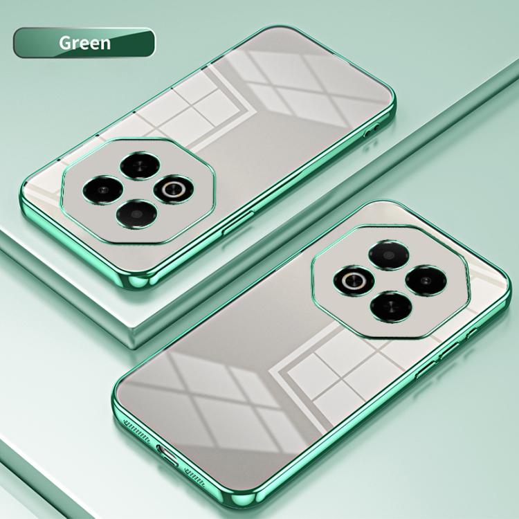 For Meizu Note 16 Transparent Plating Fine Hole Phone Case