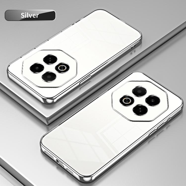 For Meizu Note 16 Transparent Plating Fine Hole Phone Case