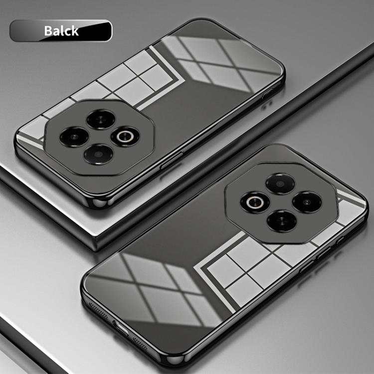 For Meizu Note 16 Transparent Plating Fine Hole Phone Case