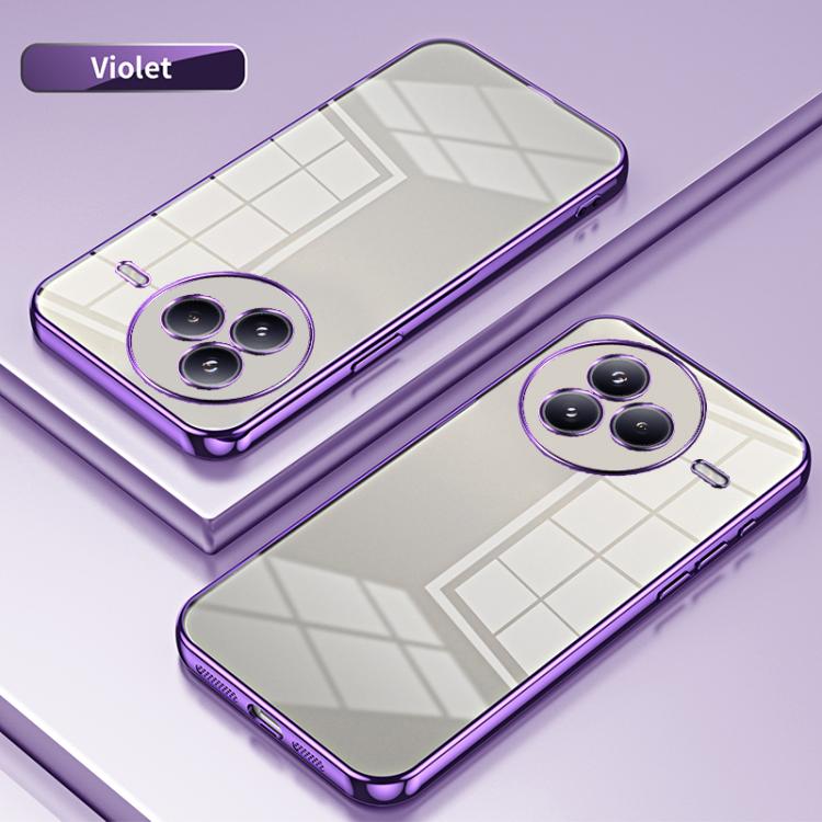 For Xiaomi Civi 5 Pro Transparent Plating Fine Hole Phone Case