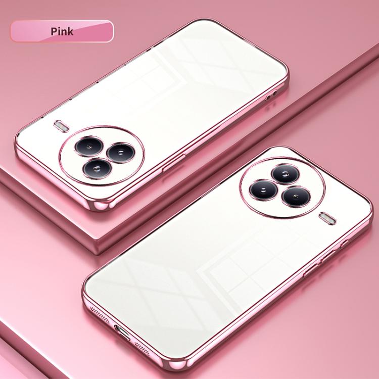 For Xiaomi Civi 5 Pro Transparent Plating Fine Hole Phone Case