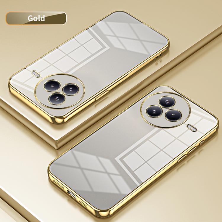 For Xiaomi Civi 5 Pro Transparent Plating Fine Hole Phone Case