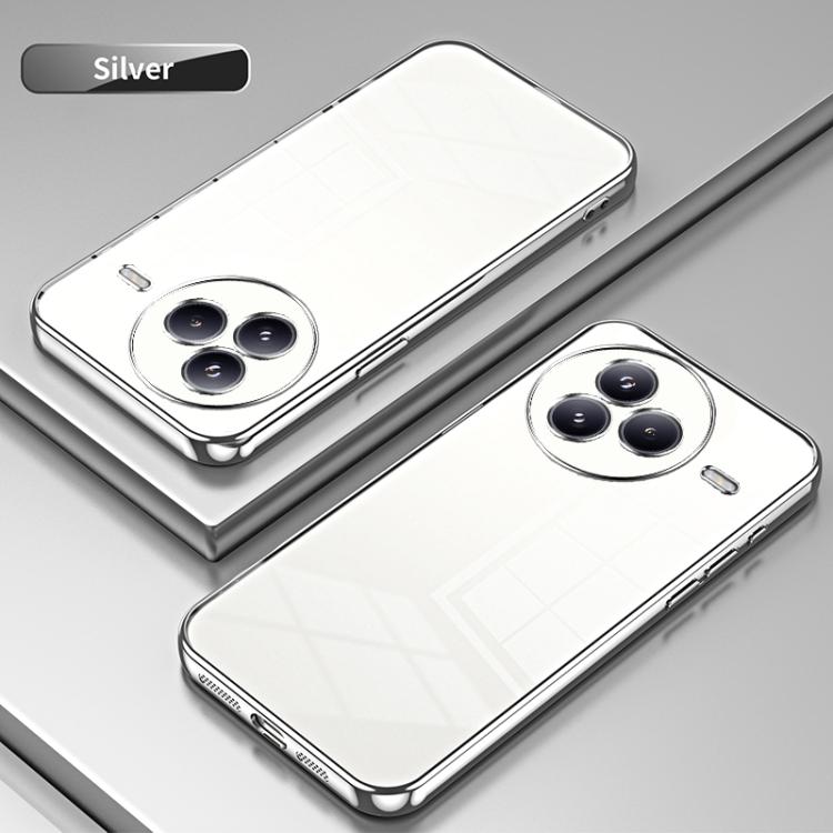 For Xiaomi Civi 5 Pro Transparent Plating Fine Hole Phone Case