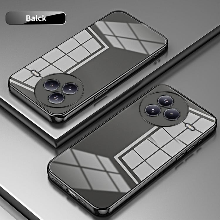 For Xiaomi Civi 5 Pro Transparent Plating Fine Hole Phone Case