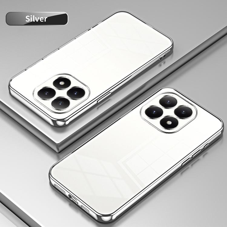 For Xiaomi 15T Transparent Plating Fine Hole Phone Case