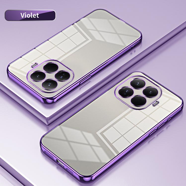 For Xiaomi 15T Pro Transparent Plating Fine Hole Phone Case