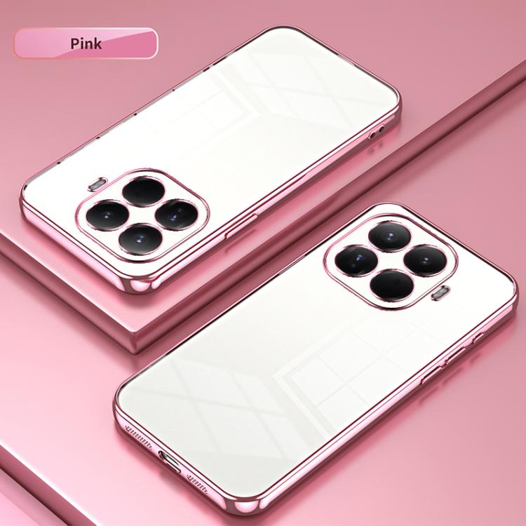 For Xiaomi 15T Pro Transparent Plating Fine Hole Phone Case