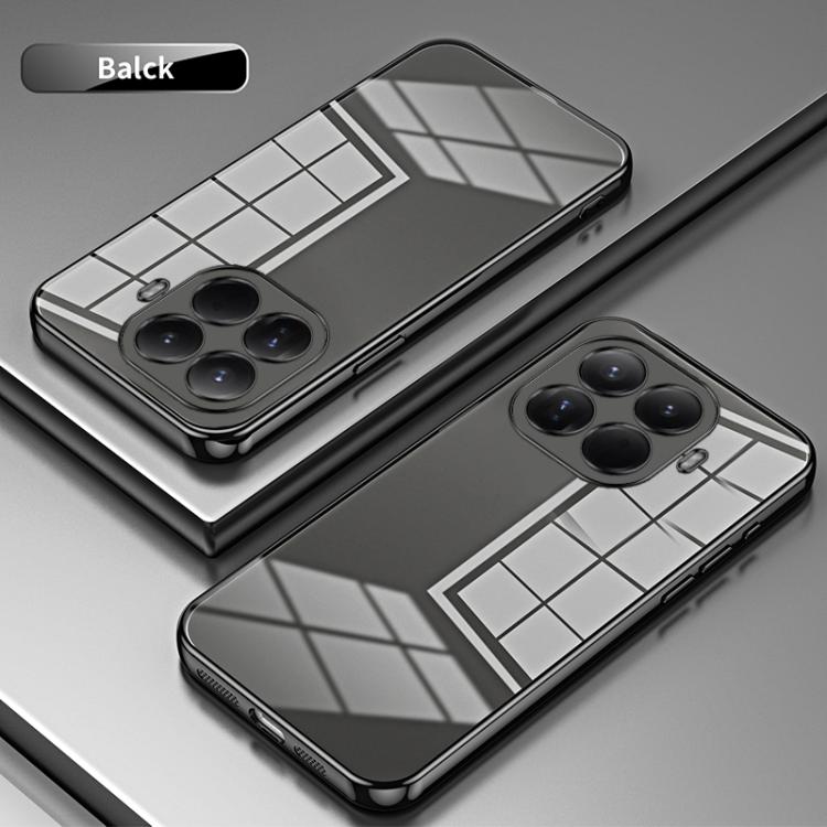 For Xiaomi 15T Pro Transparent Plating Fine Hole Phone Case