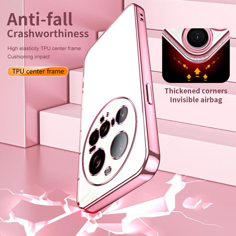 For Xiaomi 15 Ultra Transparent Plating Fine Hole Phone Case