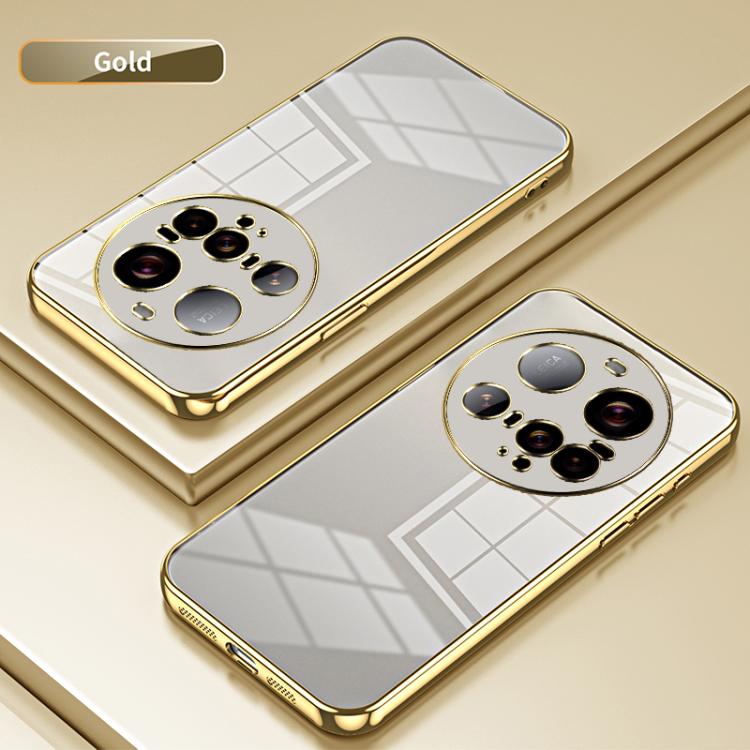 For Xiaomi 15 Ultra Transparent Plating Fine Hole Phone Case